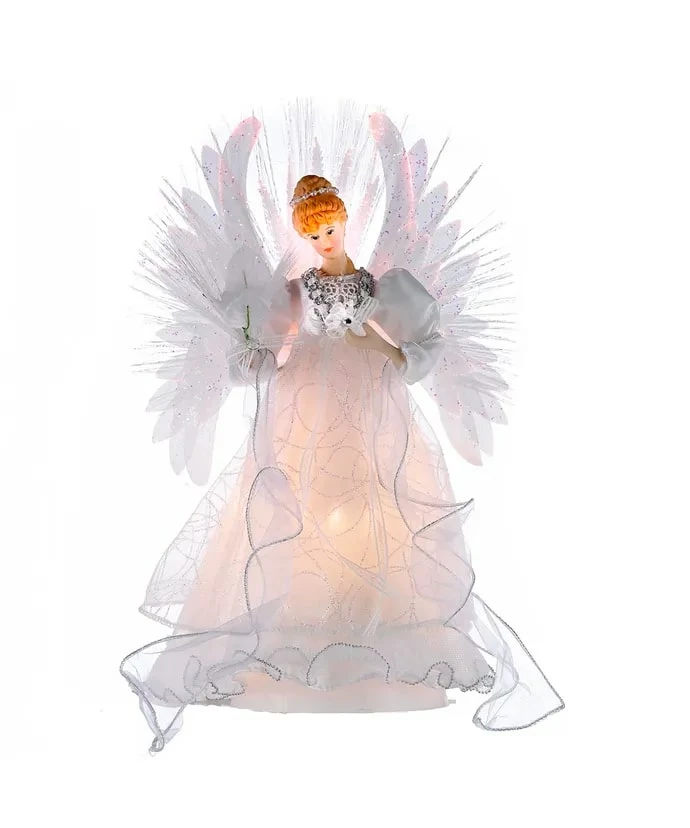 Cheap β€οΈ The π
Christmas Palace 14" WHITE FIBER OPTIC ANGEL TREE TOPPER β€οΈ 1 The Christmas Palace 14" WHITE FIBER OPTIC ANGEL TREE TOPPER
