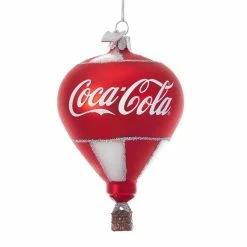 The Christmas Palace Christmas Ornaments 3" COCA COLA HOT AIR BALLON ORNAMENT