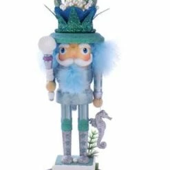 The Christmas Palace 18" HOLLYWOOD MERMAID KING NUTCRACKER