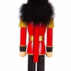 The Christmas Palace 2 FT HOLLYWOOD RED & BLACK ROYAL SOLDIER NUTCRACKER
