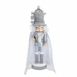 The Christmas Palace 17" SILVER KING NUTCRACKER Nutcrackers