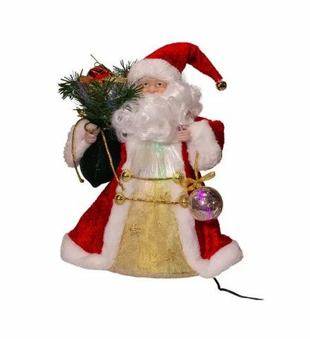 Discount π The π Christmas Palace 12" FIBER OPTIC LED SANTA TREE TOPPER π 1 The Christmas Palace 12" FIBER OPTIC LED SANTA TREE TOPPER