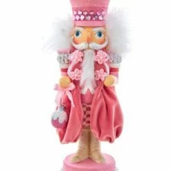 The Christmas Palace Nutcrackers 15" PINK SWEET SOLDIER NUTCRACKER