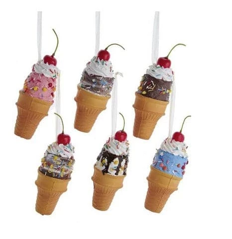Top 10 π― The π Christmas Palace π Christmas Ornaments 6" ICE CREAM CONE ORNAMENT ASSORTED SET OF 6 β¨ 1 The Christmas Palace Christmas Ornaments 6" ICE CREAM CONE ORNAMENT ASSORTED SET OF 6