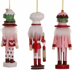 Brand new 𧨠The π
Christmas Palace 6" HOLLYWOOD NUTCRACKERS CAKE, COCOA & GINGERBREAD ORNAMENT SET OF 3 β 5 The Christmas Palace 6