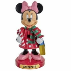 The Christmas Palace Nutcrackers 10" MINNIE WITH CANDY CANE NUTCRACKER