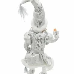 Wholesale π The π Christmas Palace 15" KRINGLE KLAUS SILVER & WHITE ELF ORNAMENT π₯° 5 The Christmas Palace 15