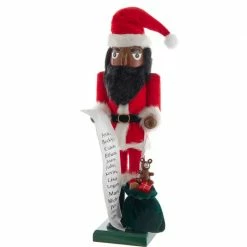 The Christmas Palace Nutcrackers 15" AFRICAN AMERICAN SANTA NUTCRACKER