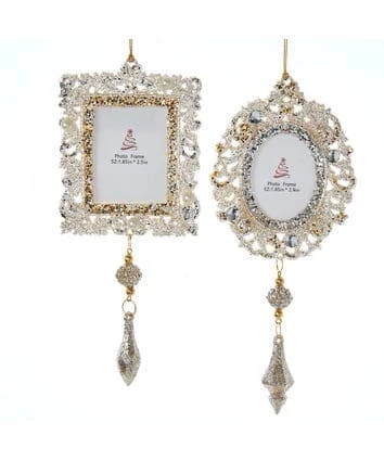 Brand new π₯ The β Christmas Palace 7" GOLD & SILVER PICTURE FRAME ORNAMENTS SET OF 6 π₯ 1 The Christmas Palace 7" GOLD & SILVER PICTURE FRAME ORNAMENTS SET OF 6