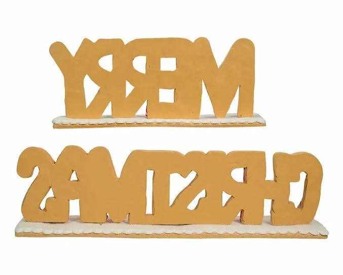 Cheapest π― The π Christmas Palace Table Tops 8" GINGERBREAD "MERRY π Christmas" TABLE PIECE π₯ 4 The Christmas Palace Table Tops 8" GINGERBREAD "MERRY CHRISTMAS" TABLE PIECE