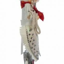 The Christmas Palace 18" HOLLYWOOD RHINESTONE COWGIRL NUTCRACKER