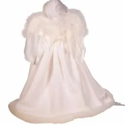 The Christmas Palace 14" WHITE ANGEL TREE TOPPER