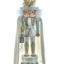 The Christmas Palace Nutcrackers 18" HOLLYWOOD NUTCRAKERS WHITE SNOWFLAKE LED NUTCRACKER