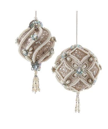 Brand new π The π Christmas Palace 7" PLATINUM CARVED HANGING ORNAMENT SET OF 4 βοΈ 1 The Christmas Palace 7" PLATINUM CARVED HANGING ORNAMENT SET OF 4