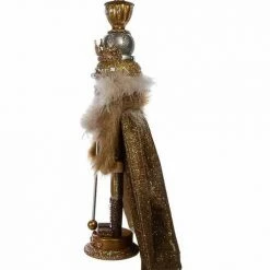 The Christmas Palace 18" HOLLYWOOD GOLD KING NUTCRACKER Nutcrackers