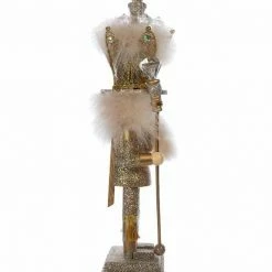 Brand new π― The π Christmas Palace 16" HOLLYWOOD NUTCRACKERS PLATINUM & GOLD GLITTERED NUTCRACKER π 5 The Christmas Palace 16