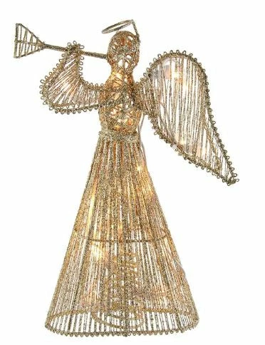 Top 10 𧨠The π Christmas Palace 12" GOLD GLITTER ANGEL TREE TOPPER π― 1 The Christmas Palace 12" GOLD GLITTER ANGEL TREE TOPPER