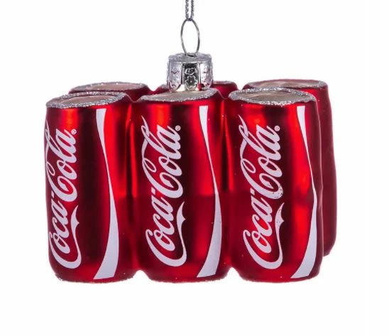 Budget ๐ The ๐ Christmas Palace 5" COCA COLA 6 PACK CAN ORNAMENT ๐ 1 The Christmas Palace 5" COCA COLA 6 PACK CAN ORNAMENT