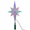 The Christmas Palace 11'' POLAR COLOR CHANGING LED STAR TREE TOPPER Angels & Toppers