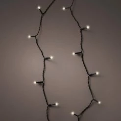 The Christmas Palace LED String Motion 24 FT 96 LED WARM WHITE TWINKLE BLACK WIRE BATTERY OPERATED