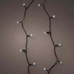 The Christmas Palace LED String Motion 47 FT 192 LED WARM WHITE LIGHT SET CLEAR WIRE 8 FUNCTION BATTERY OPERATED