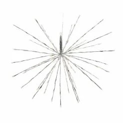 The Christmas Palace 72 LED WARM WHITE FLASHING POLESTAR SILVER CORDED