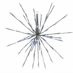 The Christmas Palace Yuletide Traditions 72 LED COOL WHITE FLASHING POLESTAR LIGHT SILVER CORDED