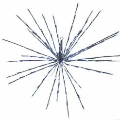 The Christmas Palace 160 LED COOL WHITE FLASHING POLESTAR SILVER CORDED