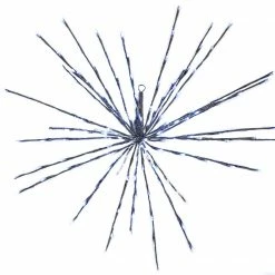 The Christmas Palace 160 LED COOL WHITE FLASHING POLESTAR SILVER CORDED