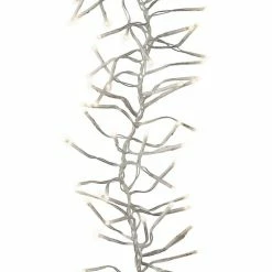 The Christmas Palace 44 FT CLUSTER 1512 LED WARM WHITE CLUSTER TRANSPARENT WIRE 8 FUNCTION TWINKLE