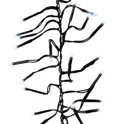 The Christmas Palace 44 FT CLUSTER 1512 LED COOL WHITE GREEN WIRE 8 FUNCTION TWINKLE