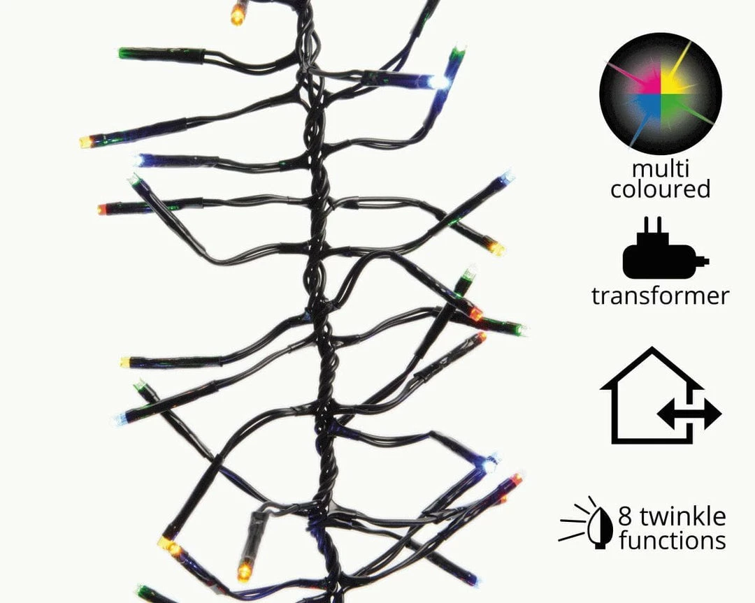 Wholesale π₯ The π Christmas Palace 20 FT CLUSTER 768 LED MULTI COLOR GREEN WIRE AND 8 FUNCTION TWINKLE π Christmas LIGHTS π€© 1 The Christmas Palace 20 FT CLUSTER 768 LED MULTI COLOR GREEN WIRE AND 8 FUNCTION TWINKLE CHRISTMAS LIGHTS