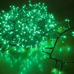 The Christmas Palace 36 FT COMPACT STARTER SET GREEN WITH 1 STRING OF 500 LED LIGHTS Changing Of The Guards