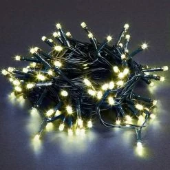 The Christmas Palace CHRISTMAS LIGHTS 36 FT COMPACT EXTENSION SET WARM WHITE WITH 1 STRING OF 500 LED LIGHTS
