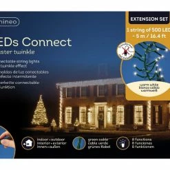 Buy π The π Christmas Palace π Christmas LIGHTS 16 FT CLUSTER EXTENSION SET WARM WHITE WITH 1 STRING OF 500 LED LIGHTS π 5 The Christmas Palace CHRISTMAS LIGHTS 16 FT CLUSTER EXTENSION SET WARM WHITE WITH 1 STRING OF 500 LED LIGHTS