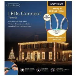 Deals π― The π Christmas Palace 33 FT 200 LED MULTI COLOR ROPE LIGHT WITH 8 FUNCTION TWINKLE π₯° 9 The Christmas Palace 33 FT 200 LED MULTI COLOR ROPE LIGHT WITH 8 FUNCTION TWINKLE