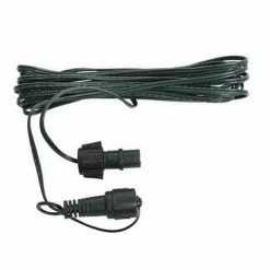 The Christmas Palace CHRISTMAS LIGHTS 16 FT GREEN EXTENSION CABLE FOR LED's CONNECT