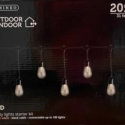 The Christmas Palace 31 FT LED WARM WHITE PARTY LIGHTS STARTER KIT WITH 1 STRING OF 20 LIGHTS