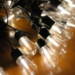 The Christmas Palace 31 FT LED WARM WHITE PARTY LIGHTS STARTER KIT WITH 1 STRING OF 20 LIGHTS