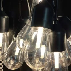 The Christmas Palace 31 FT LED WARM WHITE PARTY LIGHTS STARTER KIT WITH 1 STRING OF 20 LIGHTS