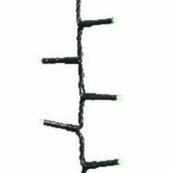 The Christmas Palace CHRISTMAS LIGHTS 52 FT COMPACT 750 LED GREEN WITH GREEN WIRE 8 FUNCTION TWINKLE