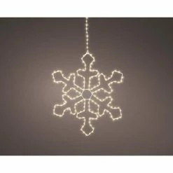The Christmas Palace 15" SNOWFLAKE WITH 220 WARM WHITE MICRO LED Outdoor LED