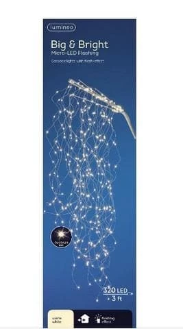 Best reviews of ❤️ The ❄ Christmas Palace ❄ Christmas LIGHTS 3 FT 320 LED MICRO CASCADE WARM WHITE LIGHT SILVER WIRE FLASHING EFFECT ✔️ 2 The Christmas Palace CHRISTMAS LIGHTS 3 FT 320 LED MICRO CASCADE WARM WHITE LIGHT SILVER WIRE FLASHING EFFECT