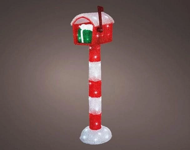 Wholesale π€© The π Christmas Palace 37" 60 LED COOL WHITE BATTERY OPERATED OUTDOOR RED MAILBOX ACRYLIC β 1 The Christmas Palace 37" 60 LED COOL WHITE BATTERY OPERATED OUTDOOR RED MAILBOX ACRYLIC