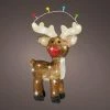 The Christmas Palace Outdoor LED 19" 48 LED COOL WHITE BATTERY OPERATED OUTDOOR REINDEER ACRYLIC