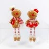 The Christmas Palace 14" PLUSH GINGERBREAD SHELF SITTER ASSORTED SET OF 2 Table Tops