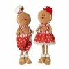 The Christmas Palace 33" GINGERBREAD PLUSH SET OF BOY & GIRL
