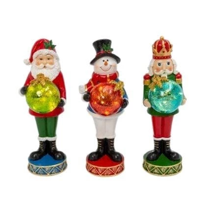 Best reviews of π The π Christmas Palace 13" LIGHTED NUTCRACKER, SANTA, & SNOWMAN BATTERY OPERATED SET OF 3 π 1 The Christmas Palace 13" LIGHTED NUTCRACKER, SANTA, & SNOWMAN BATTERY OPERATED SET OF 3
