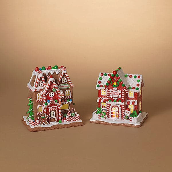 Best deal βοΈ The π Christmas Palace 9" BATTERY OPERATED GINGERBREAD HOUSES ASSORTED SET OF 2 π₯° 1 The Christmas Palace 9" BATTERY OPERATED GINGERBREAD HOUSES ASSORTED SET OF 2