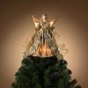 The Christmas Palace Angels & Toppers 14" GOLD ANGEL TREE TOPPER